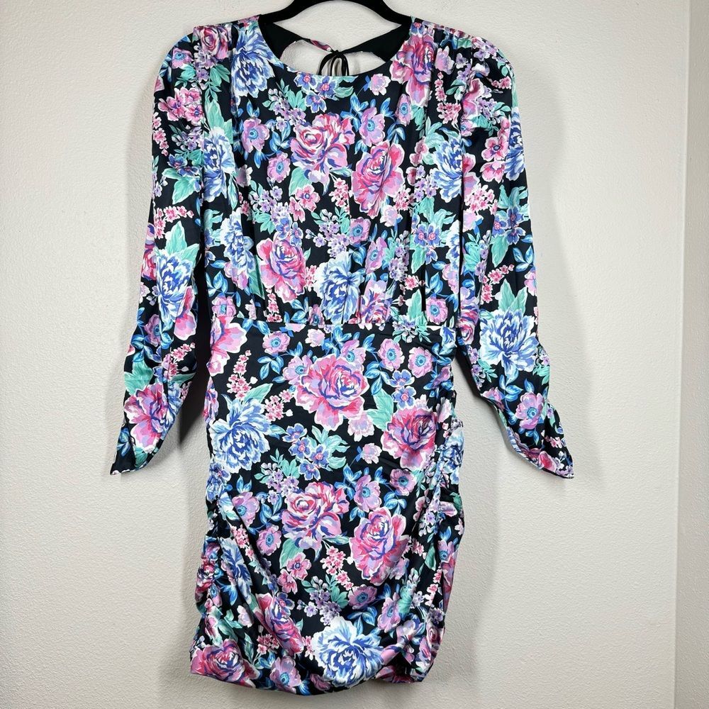 NWT For Love & Lemons Brandy Mini Dress Azalea Floral Print Cottagecore Small